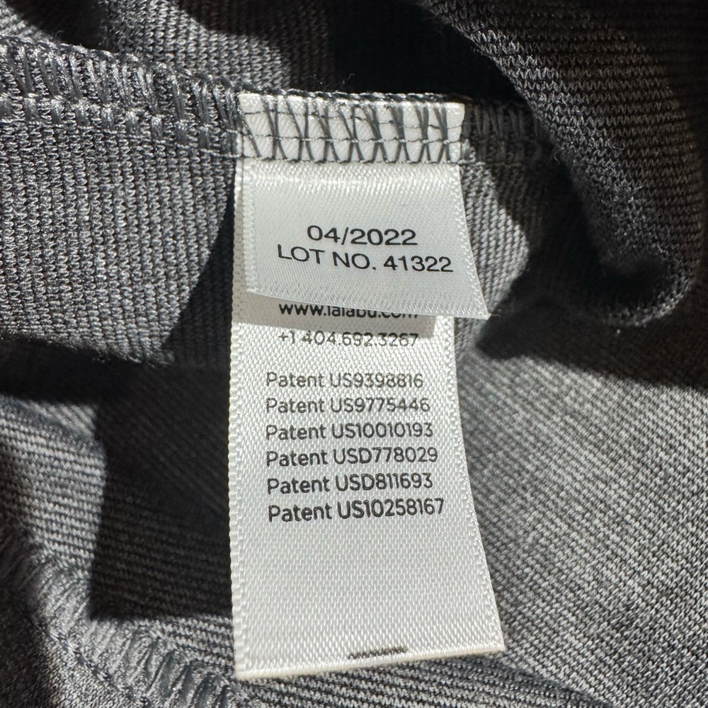 Lalabu Soothe Shirt Gray XS Baby Wearing Tank Top Baby Wrap Shirt - Picture 6 of 6